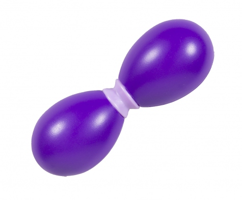 Purple Double Egg Shaker 18M+